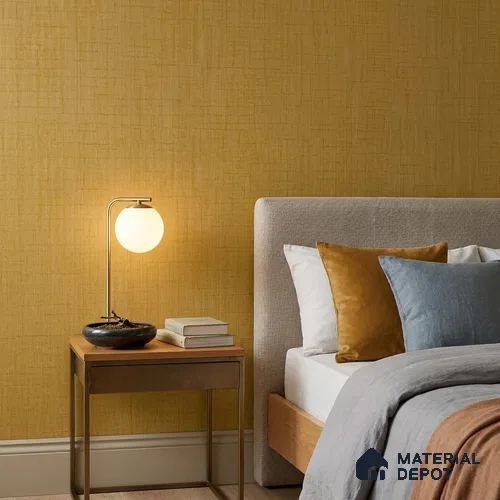 51244102 | 10 Meter x 21 Inch Fabric Look Wallpaper - 57 Sq. Ft.