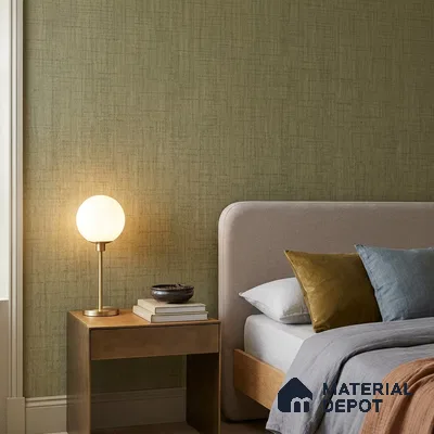 51244104 | 10 Meter x 21 Inch  Fabric Look Wallpaper - 57 Sq. Ft.