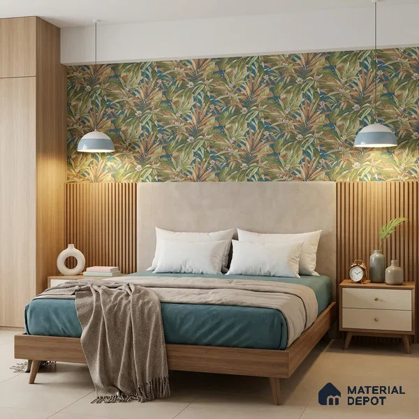 10340-3 | 5 Meter x 42 Inches Florals Look Wallpaper - 57 Sq. Ft.