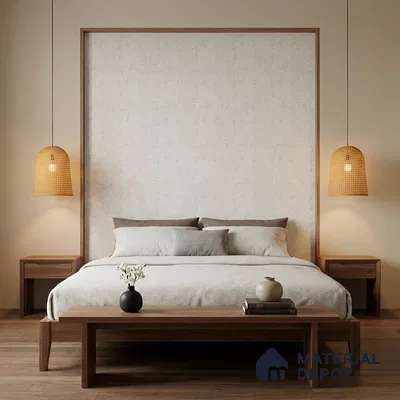 10339-1 | 5 Meter x 42 Inches Fabric Look Wallpaper - 57 Sq. Ft.