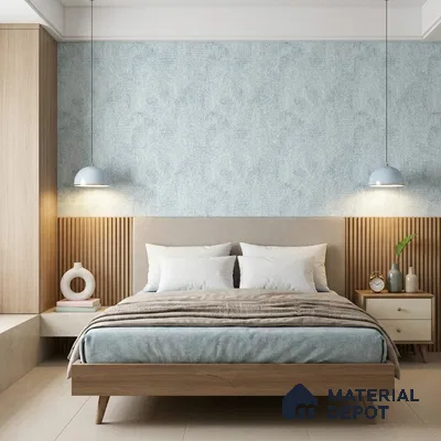 10339-3 | 5 Meter x 42 Inches Fabric Look Wallpaper - 57 Sq. Ft.