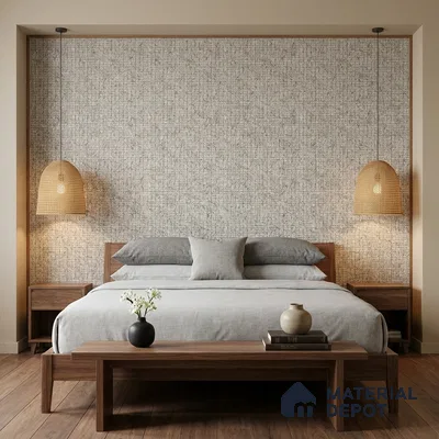 10327-4 | 5 Meter x 42 Inches Fabric Look Wallpaper - 57 Sq. Ft.