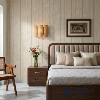 10336-1 | 5 Meter x 42 Inches Fabric Look Wallpaper - 57 Sq. Ft.