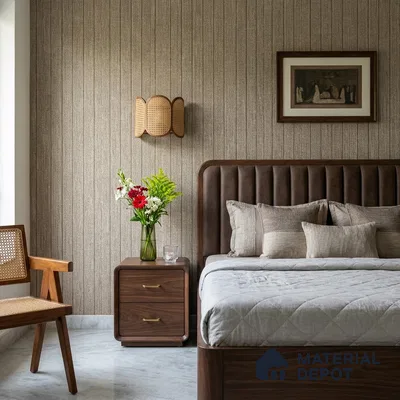 10336-3 | 5 Meter x 42 Inches Fabric Look Wallpaper - 57 Sq. Ft.