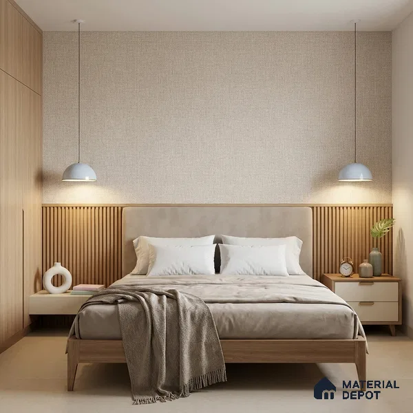 10334-3 | 5 Meter x 42 Inches Fabric Look Wallpaper - 57 Sq. Ft.