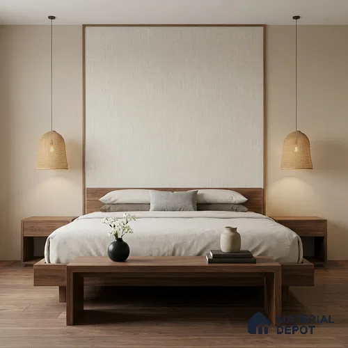 10332-2 | 5 Meter x 42 Inches Fabric Look Wallpaper - 57 Sq. Ft.