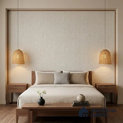 10326-3 | 5 Meter x 42 Inches Fabric Look Wallpaper - 57 Sq. Ft.