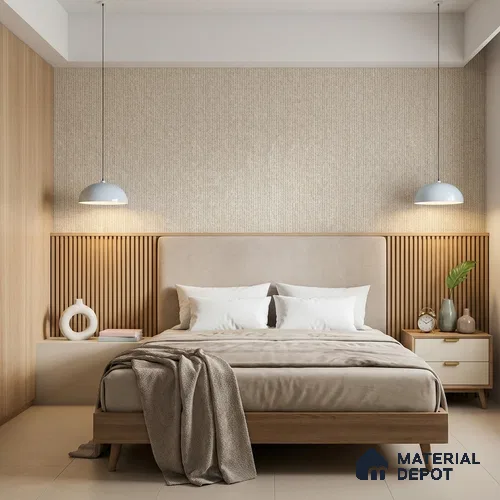 10326-5 | 5 Meter x 42 Inches Fabric Look Wallpaper - 57 Sq. Ft.