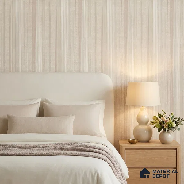 10329-2 | 5 Meter x 42 Inches Fabric Look Wallpaper - 57 Sq. Ft.