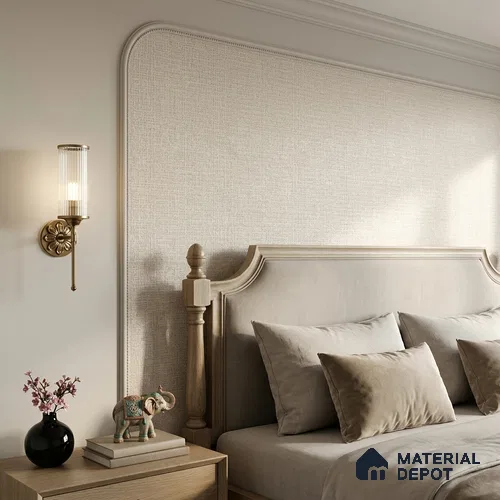 489-3 | 5 Meter x 42 Inches Fabric Look Wallpaper - 57.43 Sq. Ft.