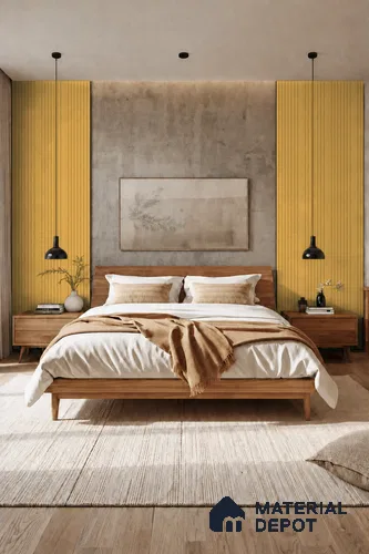 Honey Maple 10 ft x 0.89 ft (3060x270 mm) Unic Design Interior & Exterior Wall & Ceiling Panel - 15 mm | Suitable for Balcony, Facade & Open Area | Width is Subjected to 5% Variation