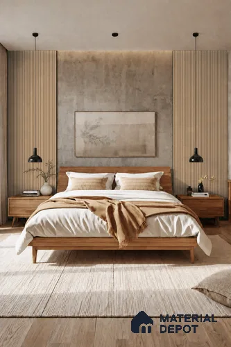 Danish Teak 10 ft x 0.85 ft (3060x260 mm) Prism Design Interior & Exterior Wall & Ceiling Panel - 21 mm | Suitable for Balcony, Facade & Open Area | Width is Subjected to 5% Variation