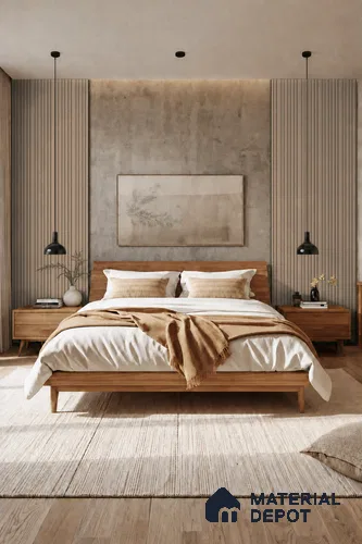 Danish Teak 10 ft x 0.89 ft (3060x270 mm) Stripes Design Interior & Exterior Wall & Ceiling Panel - 20 mm | Suitable for Balcony, Facade & Open Area | Width is Subjected to 5% Variation