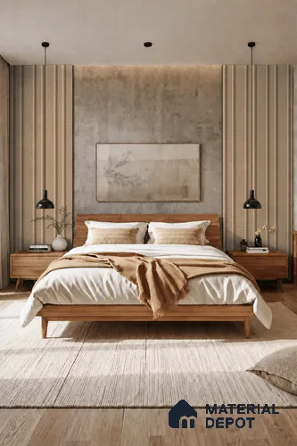 Danish Teak 10 ft x 0.89 ft (3060x270 mm) Wave Design Interior & Exterior Wall & Ceiling Panel - 16 mm | Suitable for Balcony, Facade & Open Area | Width is Subjected to 5% Variation
