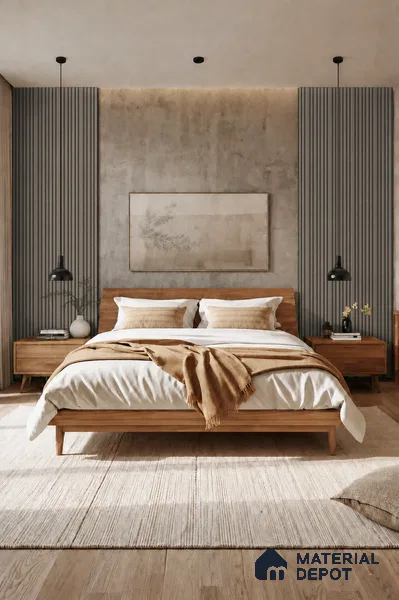 Oak Noir 10 ft x 0.89 ft (3060x270 mm) Stripes Design Interior & Exterior Wall & Ceiling Panel - 20 mm | Suitable for Balcony, Facade & Open Area | Width is Subjected to 5% Variation
