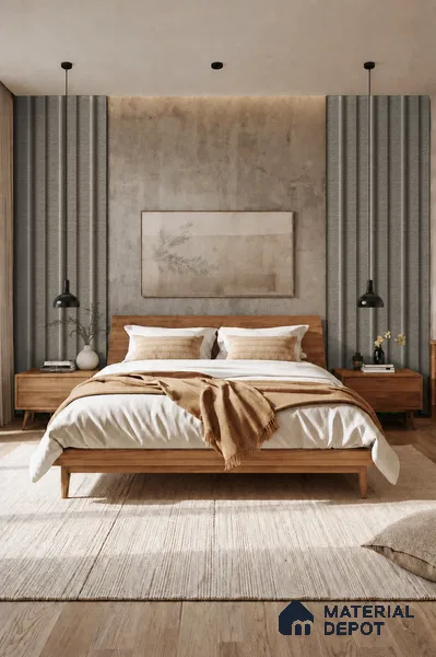 Oak Noir 10 ft x 0.89 ft (3060x270 mm) Wave Design Interior & Exterior Wall & Ceiling Panel - 16 mm | Suitable for Balcony, Facade & Open Area | Width is Subjected to 5% Variation