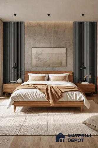 Oak Noir 10 ft x 0.89 ft (3060x270 mm) Stripes Dual Tone Design Interior & Exterior Wall & Ceiling Panel - 20 mm | Suitable for Balcony, Facade & Open Area | Width is Subjected to 5% Variation