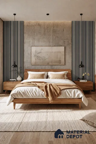 Oak Noir 10 ft x 0.89 ft (3060x270 mm) Unic Dual Tone Design Interior & Exterior Wall & Ceiling Panel - 15 mm | Suitable for Balcony, Facade & Open Area | Width is Subjected to 5% Variation