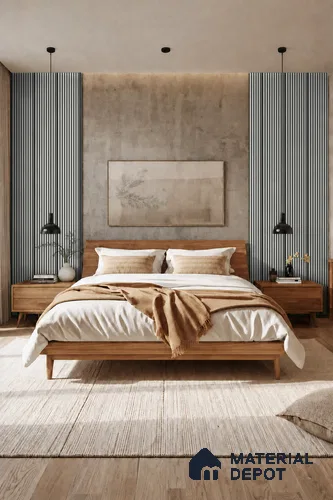 White Mist 10 ft x 0.85 ft (3060x260 mm) Prism Dual Tone Design Interior & Exterior Wall & Ceiling Panel - 21 mm | Suitable for Balcony, Facade & Open Area | Width is Subjected to 5% Variation