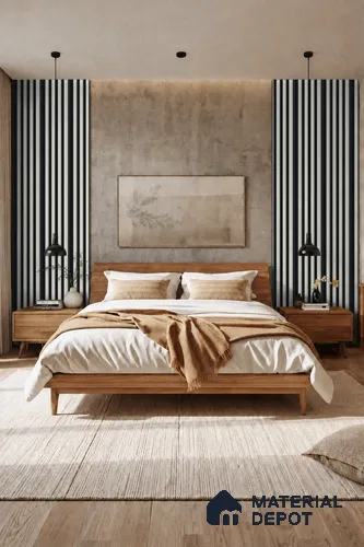 White Mist 10 ft x 0.7 ft (3060x215 mm) Dome Dual Black Design Interior & Exterior Wall & Ceiling Panel - 20 mm | Suitable for Balcony, Facade & Open Area | Width is Subjected to 5% Variation