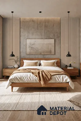 Noce Grande 10 ft x 0.89 ft (3060x270 mm) Unic Design Interior & Exterior Wall & Ceiling Panel - 15 mm | Suitable for Balcony, Facade & Open Area | Width is Subjected to 5% Variation