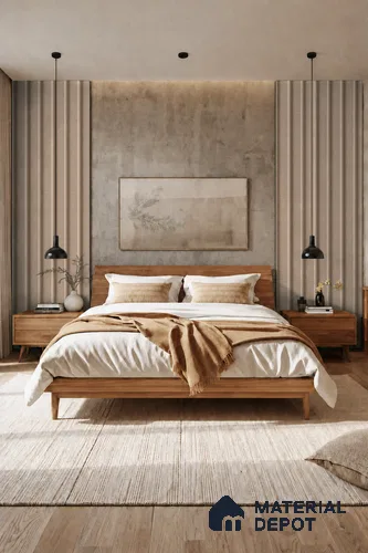 Noce Grande 10 ft x 0.89 ft (3060x270 mm) Wave Design Interior & Exterior Wall & Ceiling Panel - 16 mm | Suitable for Balcony, Facade & Open Area | Width is Subjected to 5% Variation