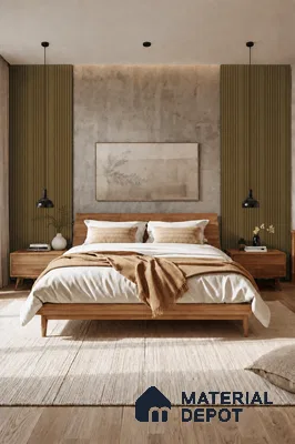 Spiced Walnut 10 ft x 0.89 ft (3060x270 mm) Unic Design Interior & Exterior Wall & Ceiling Panel - 15 mm | Suitable for Balcony, Facade & Open Area | Width is Subjected to 5% Variation