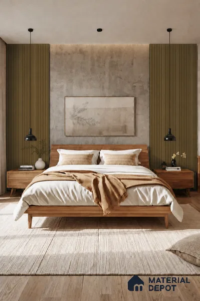 Spiced Walnut 10 ft x 0.89 ft (3060x270 mm) Unic Design Interior & Exterior Wall & Ceiling Panel - 15 mm | Suitable for Balcony, Facade & Open Area | Width is Subjected to 5% Variation