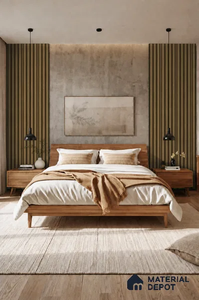 Spiced Walnut 10 ft x 0.7 ft (3060x215 mm) Dome Design Interior & Exterior Wall & Ceiling Panel - 20 mm | Suitable for Balcony, Facade & Open Area | Width is Subjected to 5% Variation