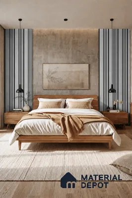 Armani Grey 10 ft x 0.89 ft (3060x270 mm) Unic Dual Tone Design Interior & Exterior Wall & Ceiling Panel - 15 mm | Suitable for Balcony, Facade & Open Area | Width is Subjected to 5% Variation