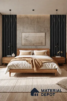 Portoro 10 ft x 0.89 ft (3060x270 mm) Wave Design Interior & Exterior Wall & Ceiling Panel - 16 mm | Suitable for Balcony, Facade & Open Area | Width is Subjected to 5% Variation