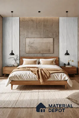 Royal Statuario 10 ft x 0.85 ft (3060x260 mm) Prism Design Interior & Exterior Wall & Ceiling Panel - 21 mm | Suitable for Balcony, Facade & Open Area | Width is Subjected to 5% Variation