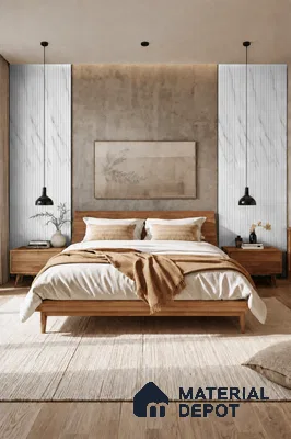 Royal Statuario 10 ft x 0.89 ft (3060x270 mm) Unic Design Interior & Exterior Wall & Ceiling Panel - 15 mm | Suitable for Balcony, Facade & Open Area | Width is Subjected to 5% Variation
