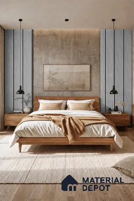 Royal Statuario 10 ft x 0.85 ft (3060x260 mm) Prism Dual Tone Design Interior & Exterior Wall & Ceiling Panel - 21 mm | Suitable for Balcony, Facade & Open Area | Width is Subjected to 5% Variation