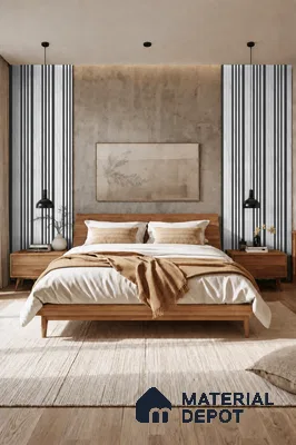 Royal Statuario 10 ft x 0.89 ft (3060x270 mm) Unic Dual Tone Design Interior & Exterior Wall & Ceiling Panel - 15 mm | Suitable for Balcony, Facade & Open Area | Width is Subjected to 5% Variation