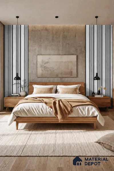 Royal Statuario 10 ft x 0.89 ft (3060x270 mm) Unic Dual Tone Design Interior & Exterior Wall & Ceiling Panel - 15 mm | Suitable for Balcony, Facade & Open Area | Width is Subjected to 5% Variation