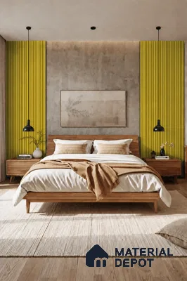 Oro 10 ft x 0.89 ft (3060x270 mm) Stripes Design Interior & Exterior Wall & Ceiling Panel - 20 mm | Suitable for Balcony, Facade & Open Area | Width is Subjected to 5% Variation