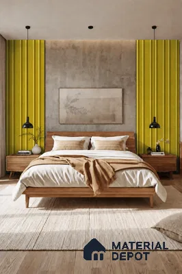 Oro 10 ft x 0.89 ft (3060x270 mm) Wave Design Interior & Exterior Wall & Ceiling Panel - 16 mm | Suitable for Balcony, Facade & Open Area | Width is Subjected to 5% Variation