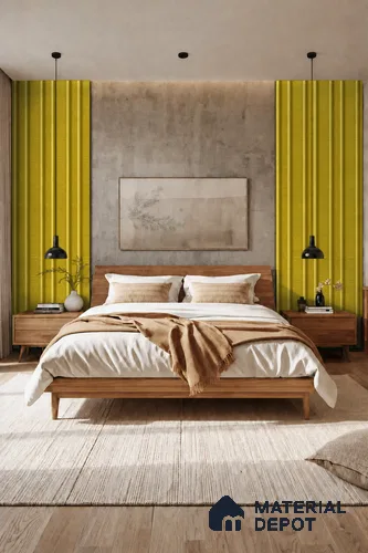 Oro 10 ft x 0.89 ft (3060x270 mm) Wave Design Interior & Exterior Wall & Ceiling Panel - 16 mm | Suitable for Balcony, Facade & Open Area | Width is Subjected to 5% Variation