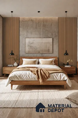 Rame 10 ft x 0.89 ft (3060x270 mm) Stripes Design Interior & Exterior Wall & Ceiling Panel - 20 mm | Suitable for Balcony, Facade & Open Area | Width is Subjected to 5% Variation
