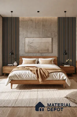 Rame 10 ft x 0.89 ft (3060x270 mm) Stripes Dual Tone Design Interior & Exterior Wall & Ceiling Panel - 20 mm | Suitable for Balcony, Facade & Open Area | Width is Subjected to 5% Variation