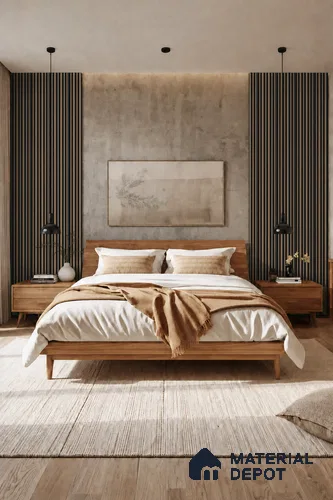 Rame 10 ft x 0.89 ft (3060x270 mm) Stripes Dual Tone Design Interior & Exterior Wall & Ceiling Panel - 20 mm | Suitable for Balcony, Facade & Open Area | Width is Subjected to 5% Variation