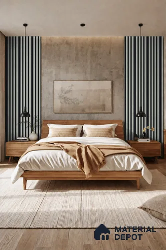 Argento 10 ft x 0.7 ft (3060x215 mm) Dome Dual Black Design Interior & Exterior Wall & Ceiling Panel - 20 mm | Suitable for Balcony, Facade & Open Area | Width is Subjected to 5% Variation