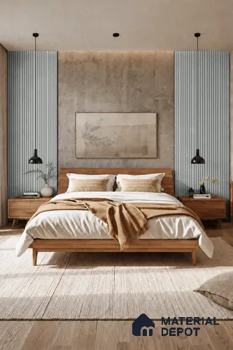 Argento 10 ft x 0.89 ft (3060x270 mm) Stripes Design Interior & Exterior Wall & Ceiling Panel - 20 mm | Suitable for Balcony, Facade & Open Area | Width is Subjected to 5% Variation