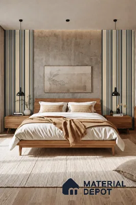 Linen Ivory 10 ft x 0.89 ft (3060x270 mm) Unic Dual Tone Design Interior & Exterior Wall & Ceiling Panel - 15 mm | Suitable for Balcony, Facade & Open Area | Width is Subjected to 5% Variation