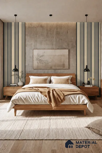 Linen Ivory 10 ft x 0.89 ft (3060x270 mm) Unic Dual Tone Design Interior & Exterior Wall & Ceiling Panel - 15 mm | Suitable for Balcony, Facade & Open Area | Width is Subjected to 5% Variation