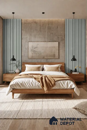 Cloud Grey 10 ft x 0.89 ft (3060x270 mm) Wave Pastel Design Interior & Exterior Wall & Ceiling Panel - 16 mm | Suitable for Balcony, Facade & Open Area | Width is Subjected to 5% Variation