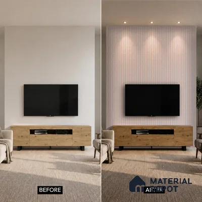Dove Grey Luxury Look PN 06078 9.5 ft x 4.6 inch Charcoal Panel - 8 mm | Suitable for Feature Wall, TV Unit & Living Room | Width is Subjected to 5% Variation