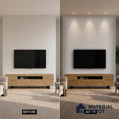 Dove Grey Luxury Look PN 06079 9.5 ft x 4.6 inch Charcoal Panel - 8 mm | Suitable for Feature Wall, TV Unit & Living Room | Width is Subjected to 5% Variation