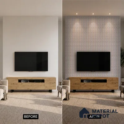 Light Grey Luxury Look PN 06082 9.5 ft x 4.6 inch Charcoal Panel - 8 mm | Suitable for Feature Wall, TV Unit & Living Room | Width is Subjected to 5% Variation